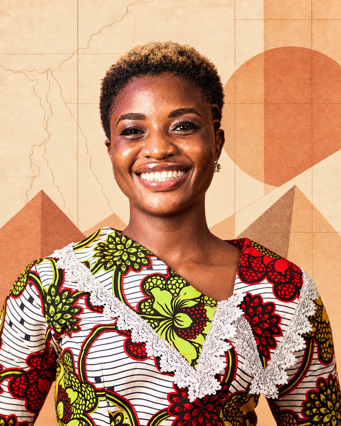 Illustrated portrait of Abigail Sackey
