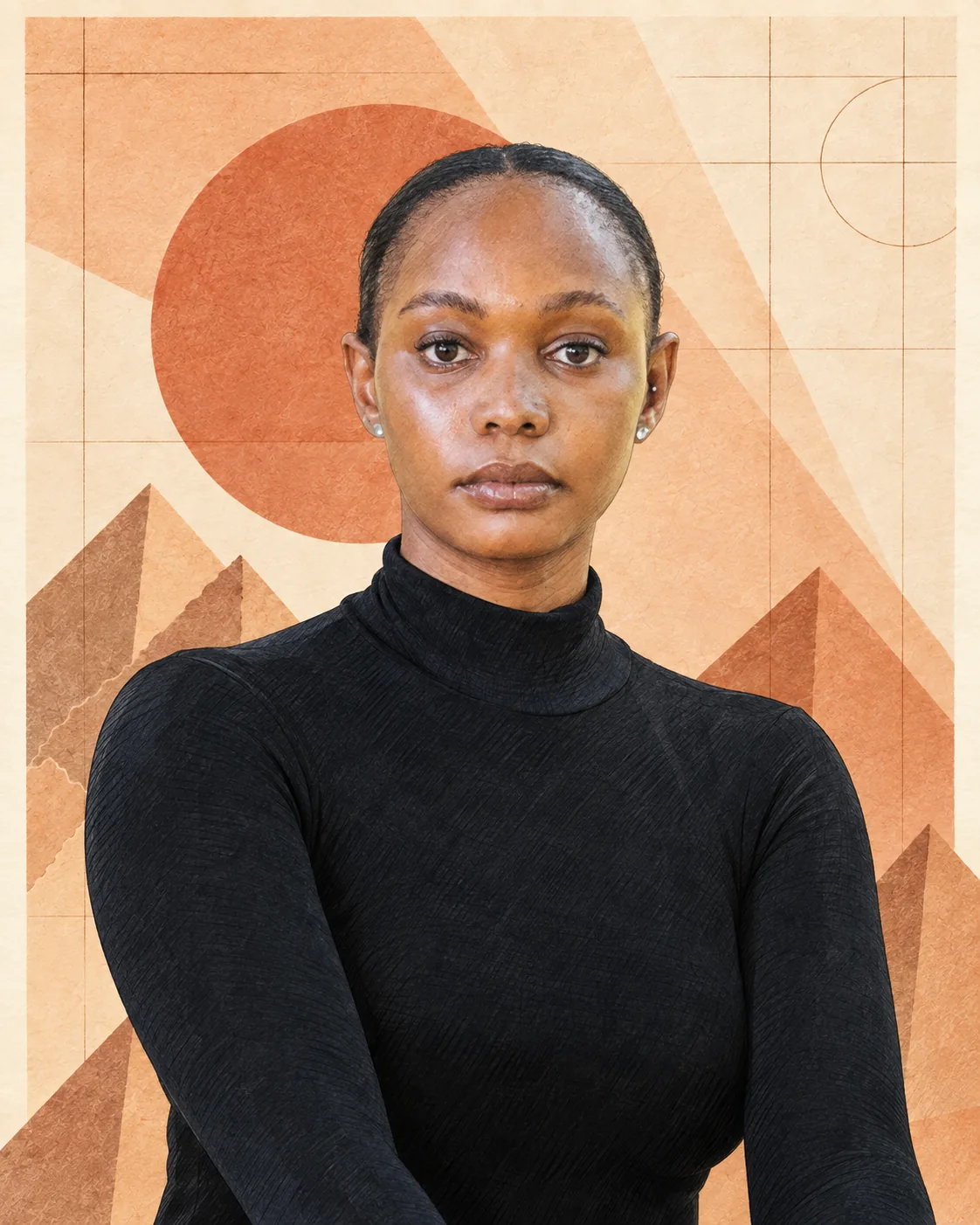 Illustrated portrait of Mercy Mnyaka