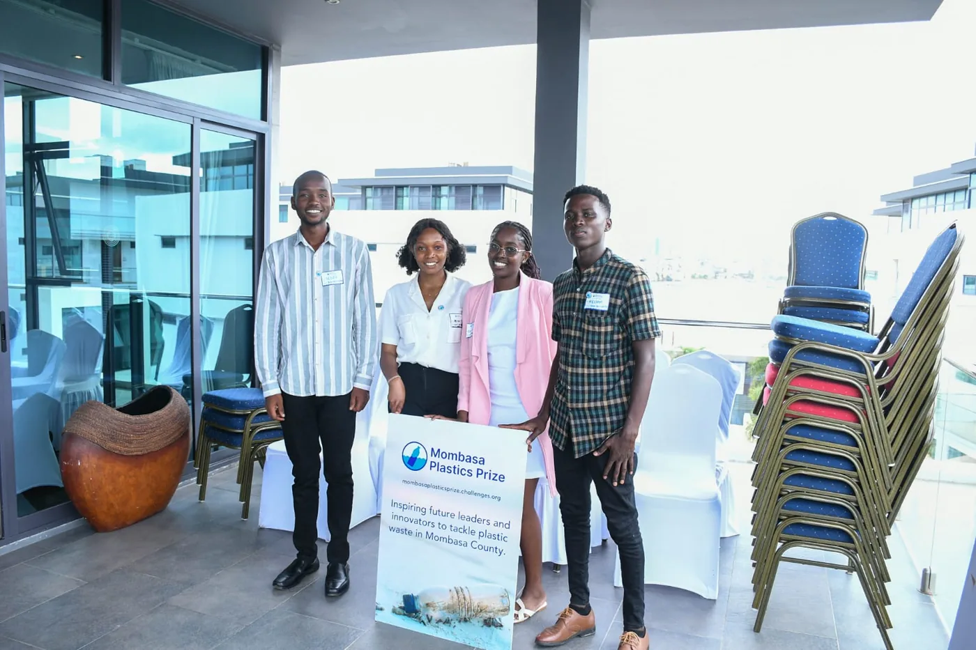 Capapo Solutions team photographed together indoors